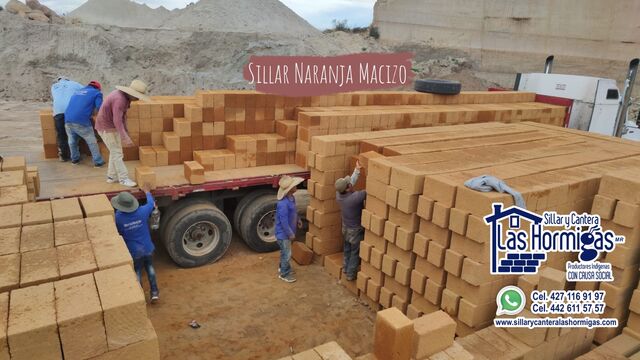 Sillar Naranja Macizo