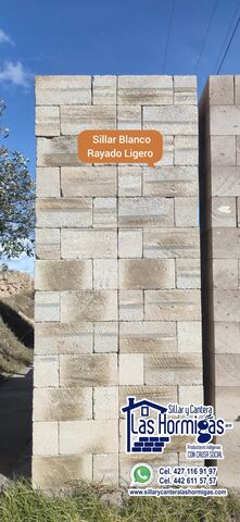 Sillar Blanco Rayado Ligero. Especial UNICO